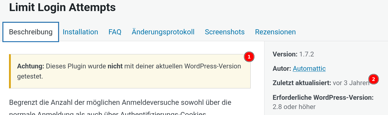 Das sieht man schon die Problematik :)